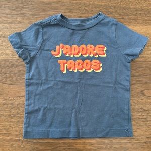 Gymboree J’Adore Tacos Tee 6-12m